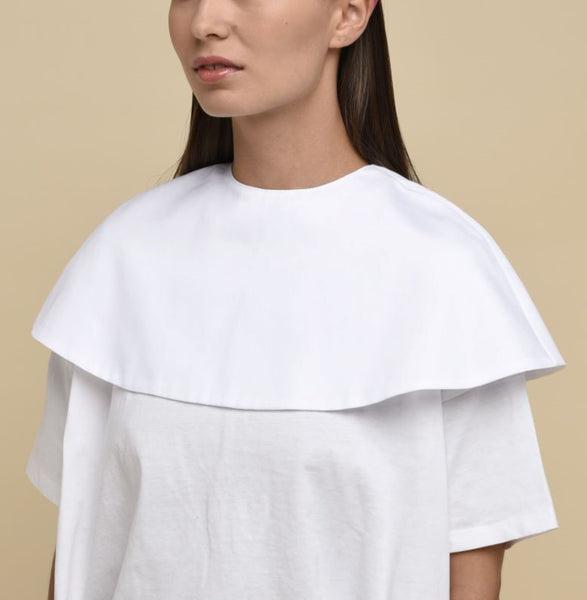 CAPE COLLAR - WHITE – Bluetiful Milano