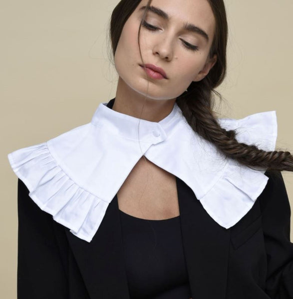 muguet frill sailor collar blouson ホワイト bluetiful-milano-collar-