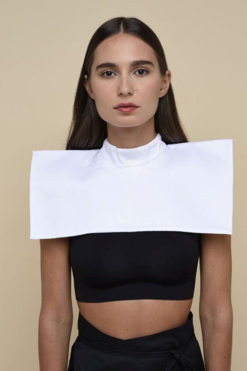 RECTANGULAR COLLAR - WHITE