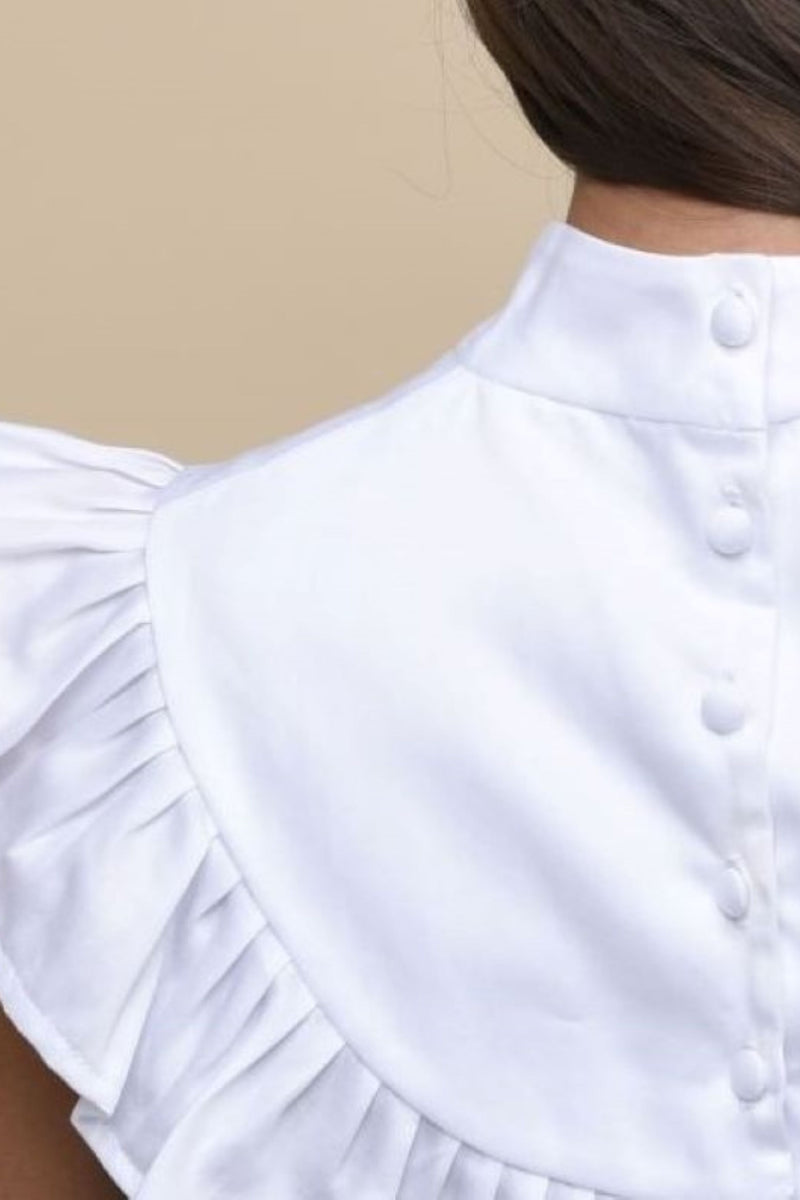 TRIANGULAR COLLAR - WHITE