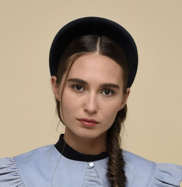 Bluetiful Milano Headband with Maxi Pearls in Black Pearls – Bluetiful Milano main image 3