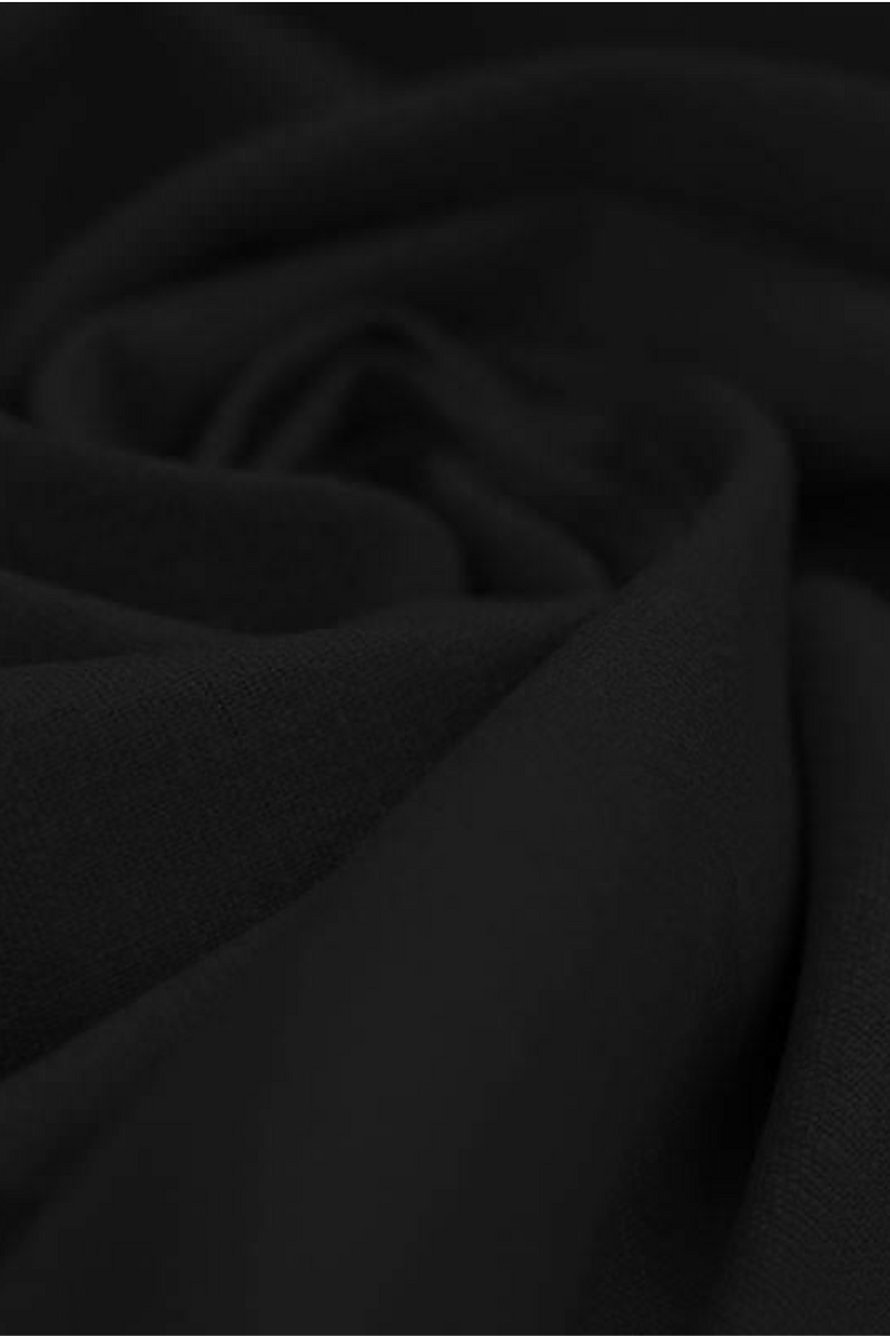 LINEN HEADBAND - BLACK