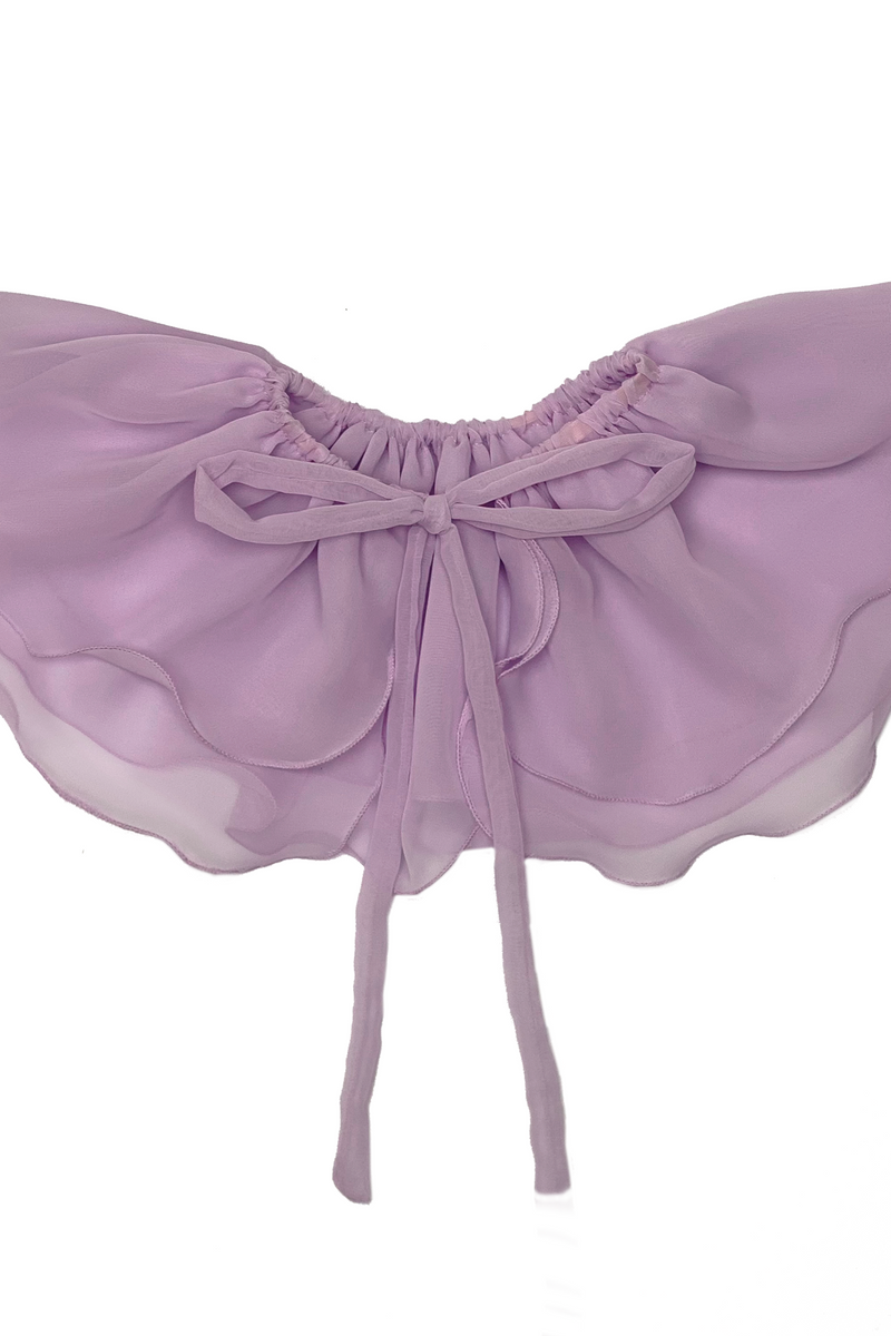 CHIFFON COLLAR - LILAC