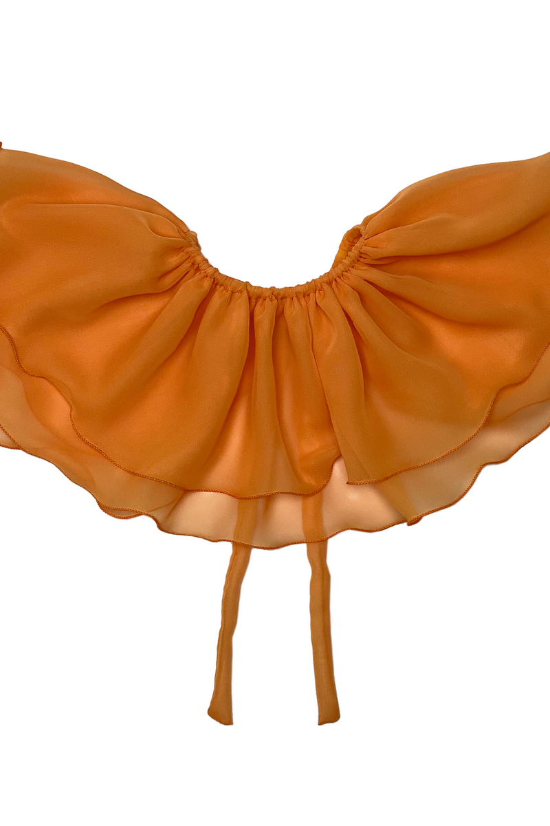 CHIFFON COLLAR - ORANGE