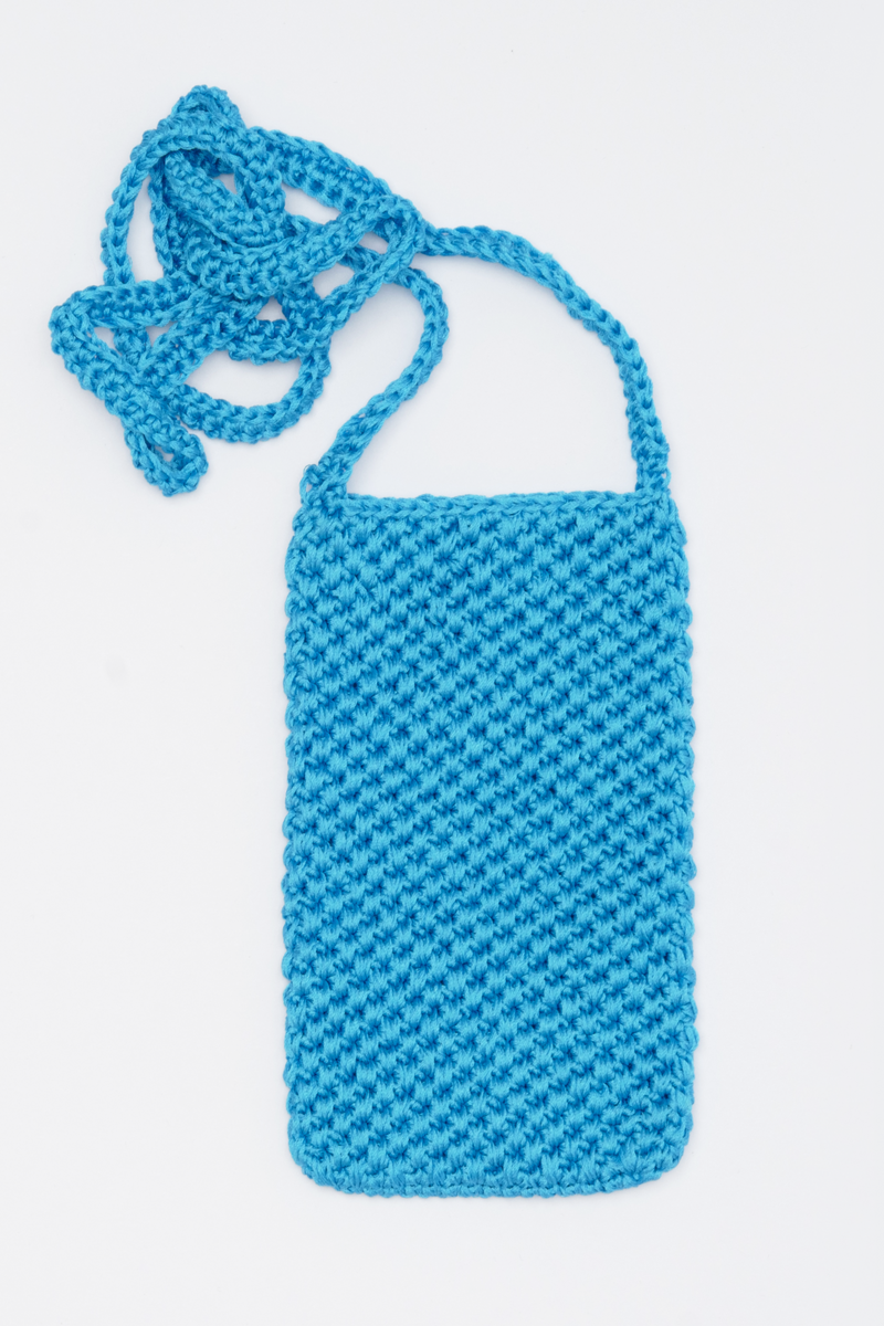 MOBILE CASE WITH STRAP - TURQUOISE